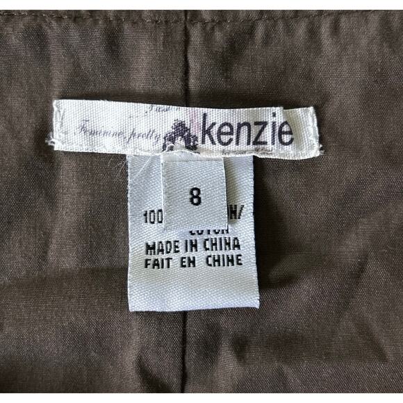 Kenzie Women’s Size 8 100% Cotton Ditzy Floral Print‎ Sequin Ruffled Double Hem - Picture 6 of 7